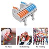 AITRIP 10pcs DIN Rail Terminal Blocks, DIY Splicing Wire Connectors