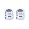 Vogueing Tool Faucet Adapter, 1/2" Thread Connector, Solid Metal Aerator
