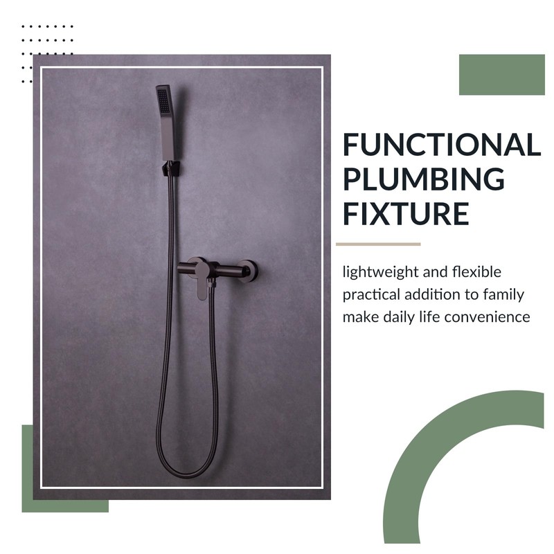 Flexible Shower Hose 59 Inches, APLusee 304 Stainless Steel Shower