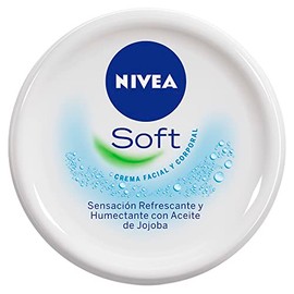 NIVEA Soft crema corporal & facial humectante de rápida absorción para una piel más suave y tersa sin sensación grasosa. Ideal para todo tipo de piel 