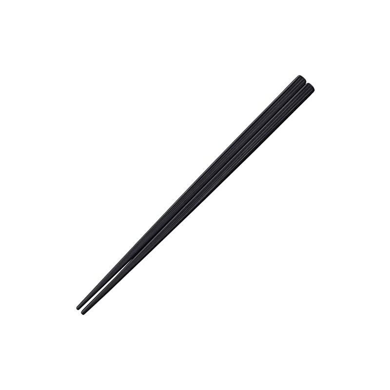 21 cm 筋目 Square Chopsticks Black Om PBT