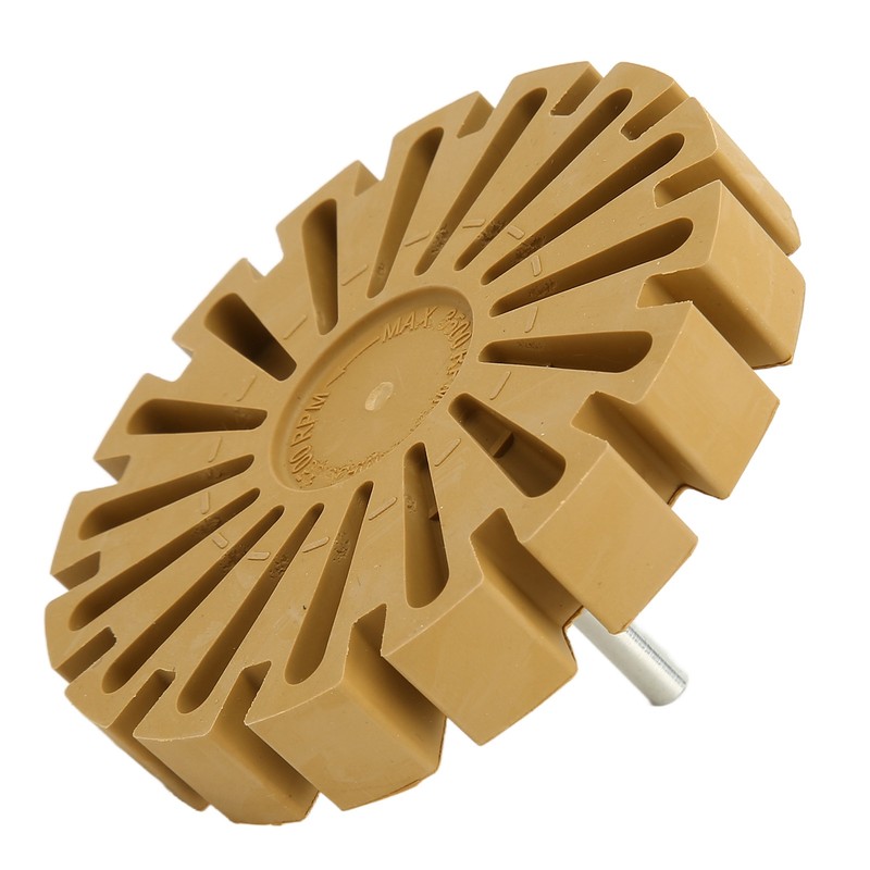 4in Removing Rubber Eraser Wheel Round Fan Blade Electric Hand