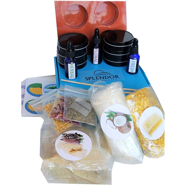 Splendor Solid Lotion Bar Kit - DIY Cosmetics Making Supplies Kits, Solid Moisturizer Bar