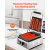 VEVOR Commercial Panini Grill, 1800W Electric Sandwich Panini Maker, Stainless