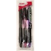 Pentel Click-n-Go Retractable Ballpoint Pens, Medium Black Ink, 3-Pack (BK450PP3M)