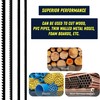 Dapetz® Pack of 10 Scroll Saw Blades 14 TPI 130mm
