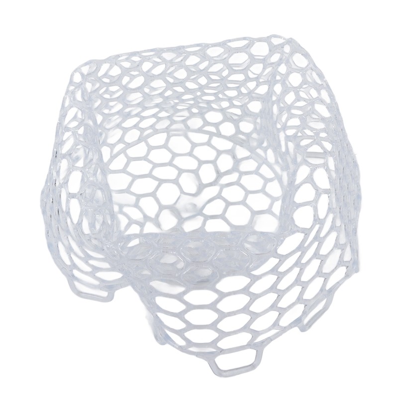Fly Fishing Landing Net Collapsible Clear Rubber Replacement Bag for