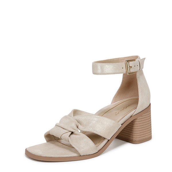 VIONIC Women's Maia Sandal, Gold Leather, 8.5