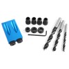 14pcs/set 15 Degree Hole Angle Drilling Locator Aluminium Woodworkers Guide