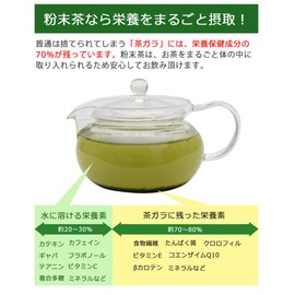 Shizuoka Prefecture-made Wholesome Tea Powder Brown Rice Tea, Made from Kakegawa, Shizuoka Tea Leaves, Domestic Brown Rice, Nutrition-packed Drinking Tea, 200 Cups's Worth in a Teacup, 100g (2)'
