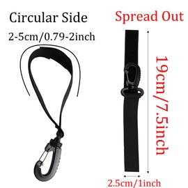 Runseaway12PCS Kayak Paddle Holder, Adjustable Paddle Clips, Universal Paddle Storage Accessories for Inflatable Kayaks, SUP, Paddle Boards, Boats