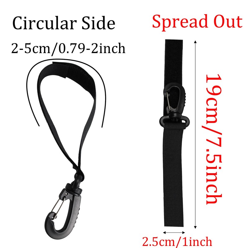 Runseaway12PCS Kayak Paddle Holder, Adjustable Paddle Clips, Universal Paddle Storage