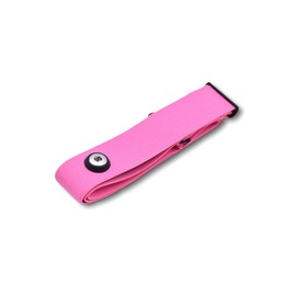 1neiSmartech Adjustable Elastic Band for Garmin Polar Wahoo Bryton Heart Rate Monitor Band Made of High Quality Nylon and Spandex with Sensors, Distance 45mm (Pink)