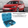 22pcs Wheel Lock Removal Kit with 20 Different Sockets, Locking