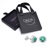 Dada Gioielli - Small circle stud earrings with a sparkling