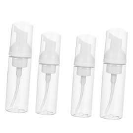 Ciieeo Bubble Making Bottle Set 4pcs 50ml 60ml Foaming Dispenser Dish Soap Bottle Portable Space-Saving Travel