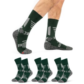 OCERA 3 pairs of high-performance functional socks for men and women: perfect for motorcycling, hiking and sports - comfortable, stable and with blister protection - breathable with ergonomic footbed,