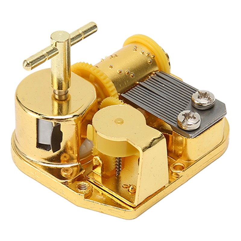 Music Box Movement Golden Clockwork Music Box Windup Musical Mechanism