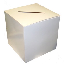 NCWholesale White Wedding Card Boxes 30cms x 30cms x 30cms