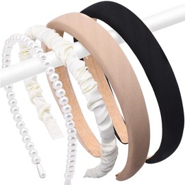 FEQO Set of 13 Women's Headbands, Plastic Headbands, Headbands, Hair Band for Girls and Women