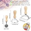 BUENTYA Set of 3 Ravioli Cookie Cutter Set with Dumpling