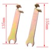 CHENJIN 2PCS 2-in-1 Ventilation Duct Wrenches 135mm 155mm each Galvanized