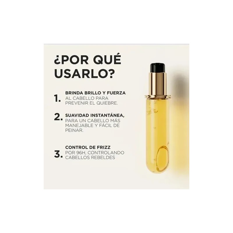 Aceite Capilar Repuesto con Nutrición, Brillo Intenso, Antifrizz y Protección
