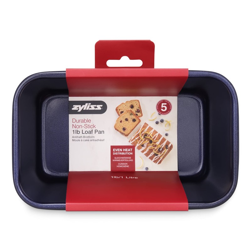 Zyliss E980198 Bread Baking Mould, Non-Stick Coating, Carbon Steel, Dark