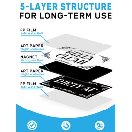 PWHINGN Funny Clean Dirty Magnet for Dishwasher, Washing Machine Magnet Flip, Double Sided Reversible Dish Clean Dirty Sign for Rustic Kitchen Home Accessories