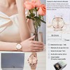 Reloj para Mujer, Dama, Pulseras Cuarzo con Correa de Malla