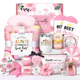Lepiche Mother's Day Aunt Gifts from Niece Nephew, Best Aunt Ever Gift, Auntie Birthday Gift Ideas, Auntie Gift Ideas, Get Well Soon Care Package Relaxing Spa Gifts Set for Mother's Day