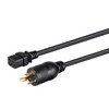 Monoprice Heavy Duty Power Cord - Locking NEMA L5-20P to