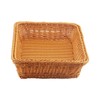 CHUIFAI Pack of 2 Poly Wicker Baskets, Rectangular, 35 x