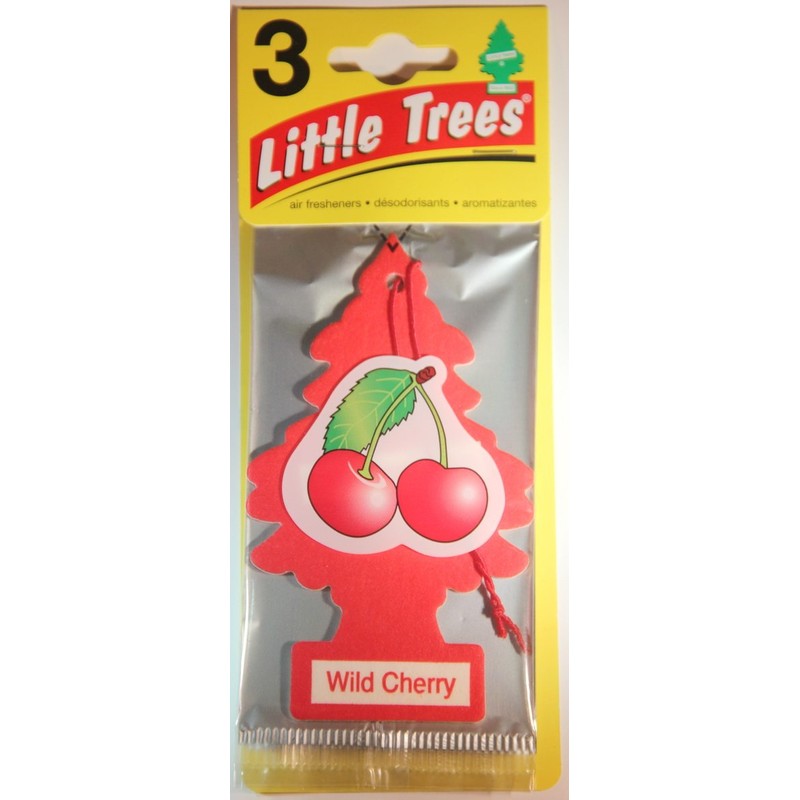 Air Freshener Wild Cherry Little Trees 3-Pack