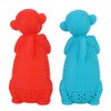 2Pcs Cute Cartoon Monkey Shape Silicone Tea Filter Infuser Strainer