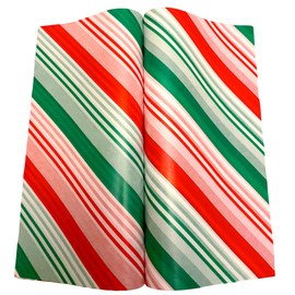 Suiwen 150pcs Christmas Wax Paper Sheet, Food Picnic Paper, Greaseproof Paper, Waterproof Dry Hamburger Paper Liners Wrapping Tissue for Plastic Food Basket (Green Red Striped)