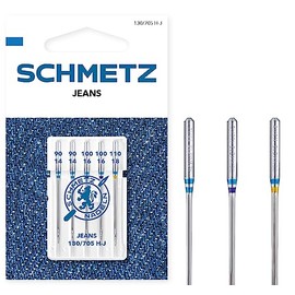 SCHMETZ | Jeans | 90/14-110/18 | 5 Sewing Machine Needles