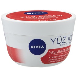 NIVEA Yaşlanma Karşıtı Yüz Kremi 100 ml, 24 Saat Nemlendirici Yüz Kremi, UV Koruması
