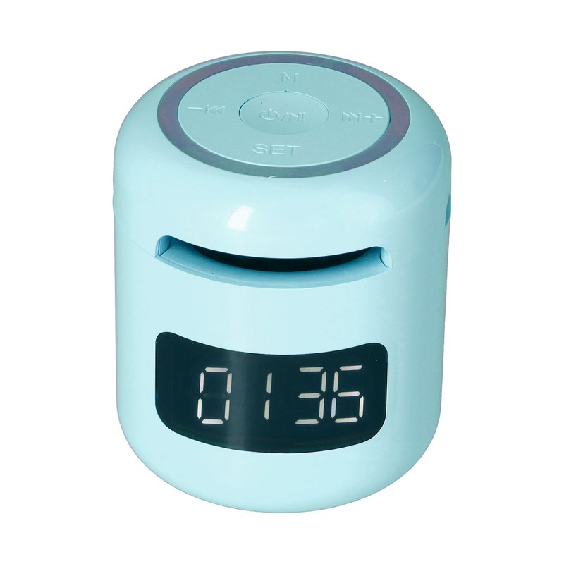 JM01 BT Clock Speaker Multifunctional Adjustable Portable BT Clock Speaker