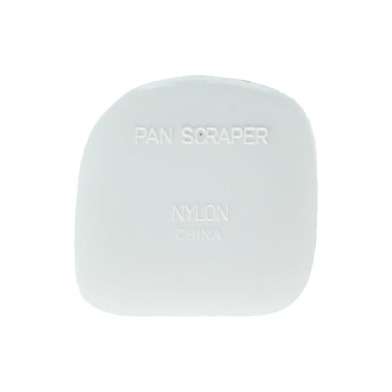 Fox Run Nylon Pot/Pan Scraper, Set of 2, White