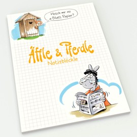 Äffle & Pferdle Set of 4 notepads.