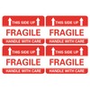 100 2x3 Fragile This Side Up Handle with Care Sticker