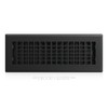 Decor Grates LTH310-BLK Lattice Floor Register, 3x10 Inches, Black,(Alloy Steel,