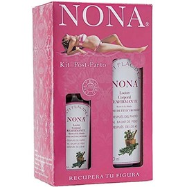 NONA Kit Post-Parto Reafirmante Abdomen, Loción de Romero 100% Natural, Elimina Flacidez Corporal en Abdomen, Cintura, Glúteos y Piernas, Reduce Tallas, Desinflama, Reafirma y Tonifica