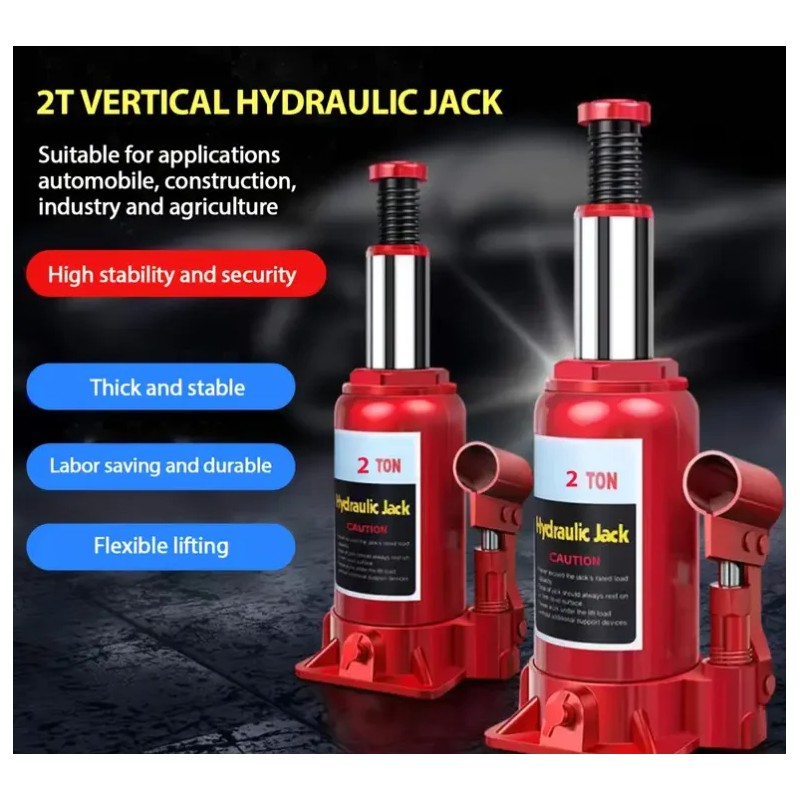 2t Industrial Quality Leakproof Welded Hydraulic Bottle Jacks Car Jacks/Load
