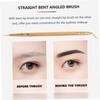FOMIYES 2 Pcs Eyeliner Tool Kit Bamboo Synthetic Fiber Straight