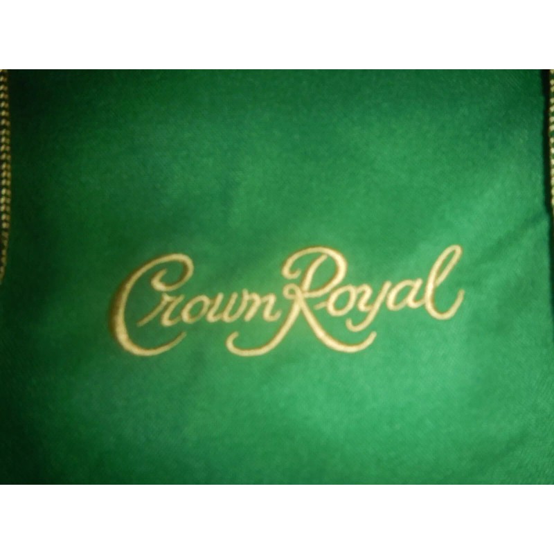Crown Royal Lot of 12 Crown Royal Apple Green Bags