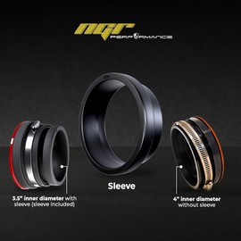 NGR Turbo Filter (Street Edition) | Universal 4 inch & 3.5 inch Turbo Screen Protector | Cold Air Intake Turbo Screen for Engine Performance & Protection