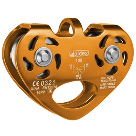Tandem Pulley POWER 2.0 by Alpidex, Colour:orange