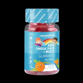 Novomins Kids Omega 3 6 9 + Multi 30 Gummies